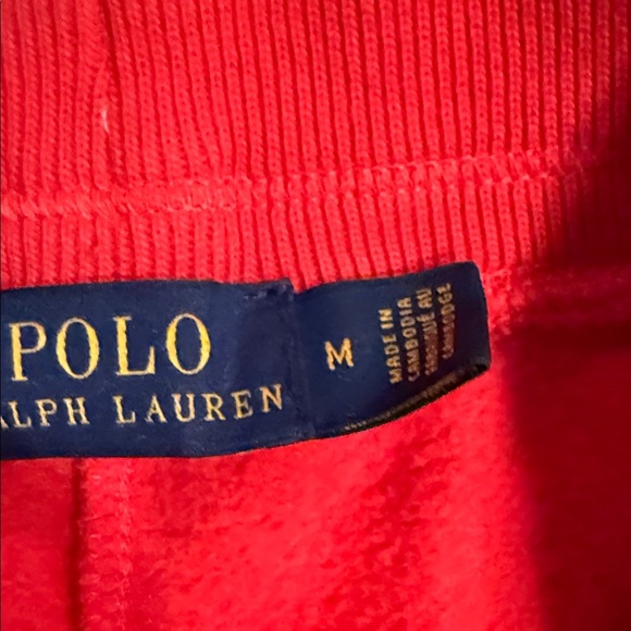 Polo by Ralph Lauren Red Jogger Pants - Picture 4 of 5